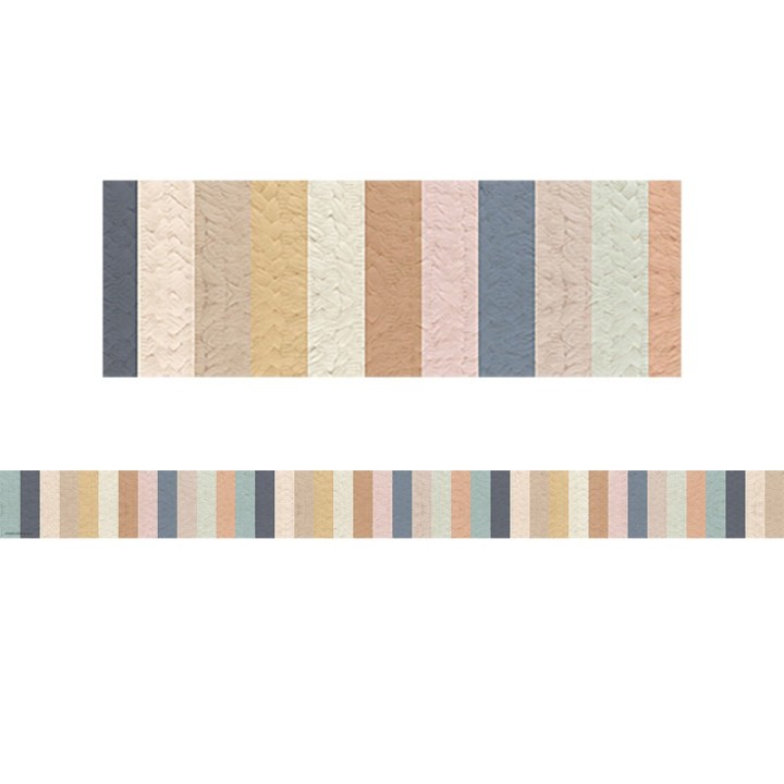 Teacher Created Resources® Everyone is Welcome Stripes Straight Border Trim, 35 Feet