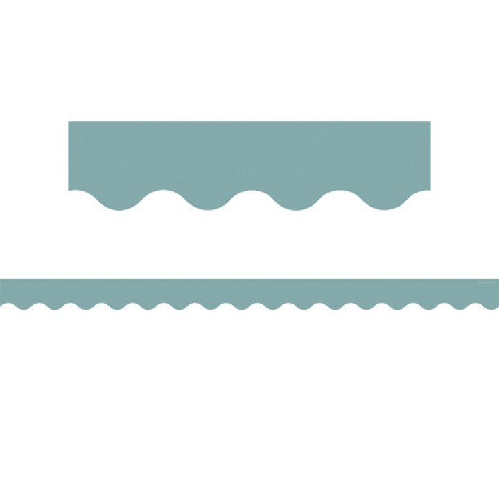 Teacher Created Resources® Calming Blue Scalloped Border Trim, 35 Feet