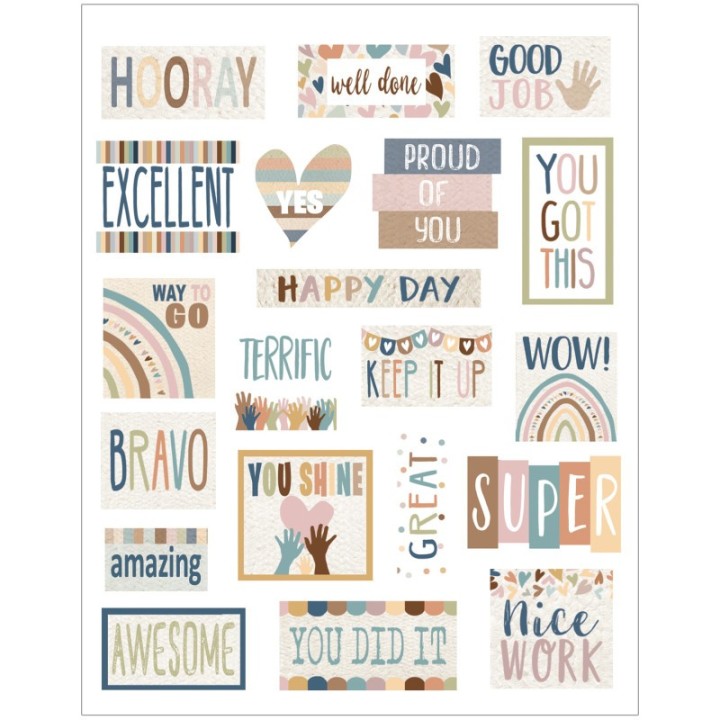 Teacher Created Resources® Everyone is Welcome Stickers, Pack of 120