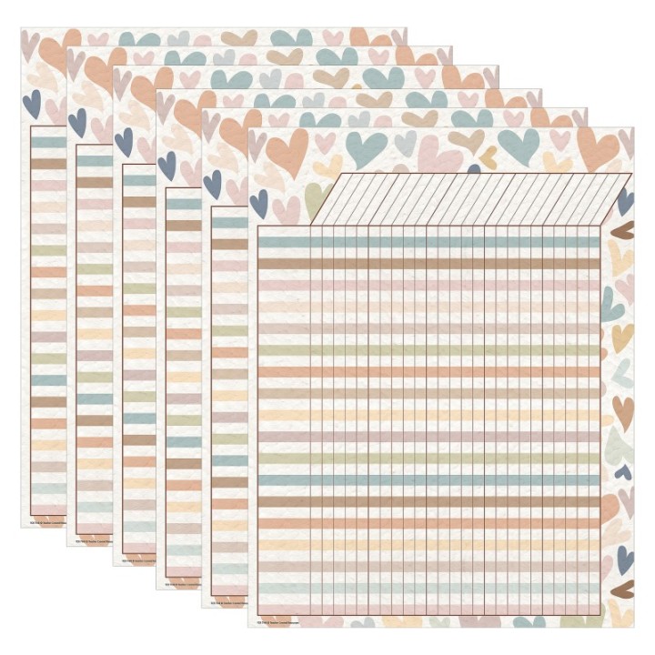 Teacher Created Resources® Everyone is Welcome Incentive Chart, Pack of 6