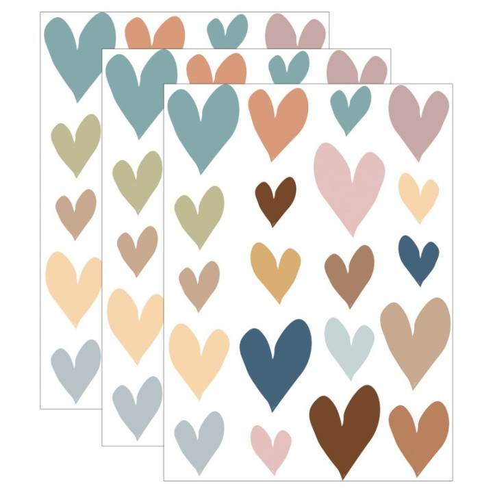 Teacher Created Resources® Everyone is Welcome Hearts Accents - Assorted Sizes, 60 Per Pack, 3 Packs