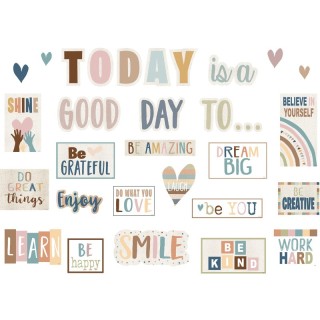 Teacher Created Resources® Everyone is Welcome Today is a Good Day Mini Bulletin Board Set