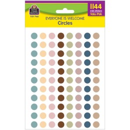 Teacher Created Resources® Everyone is Welcome Circles Mini Stickers Valu-Pak, Pack of 1144