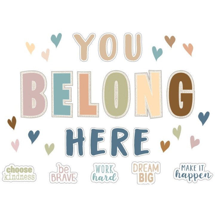 Teacher Created Resources® Everyone is Welcome You Belong Here Bulletin Board Set