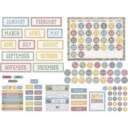 Teacher Created Resources® Classroom Cottage Calendar Bulletin Board Set, 109 Pieces