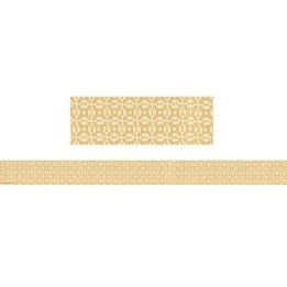 Teacher Created Resources® Classroom Cottage Buttercup Straight Border Trim, 35 Feet