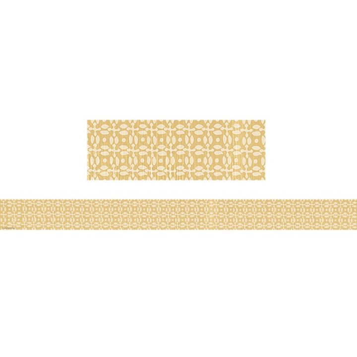 Teacher Created Resources® Classroom Cottage Buttercup Straight Border Trim, 35 Feet