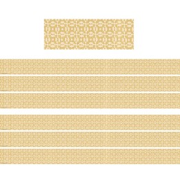 Teacher Created Resources® Classroom Cottage Buttercup Straight Border Trim, 35 Feet Per Pack, 6 Packs