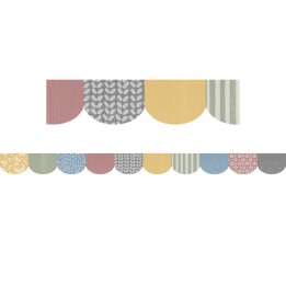 Teacher Created Resources® Classroom Cottage Scalloped Die-Cut Border Trim, 35 Feet