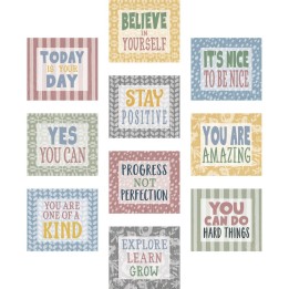 Teacher Created Resources® Classroom Cottage Positive Sayings Accents, Pack of 30