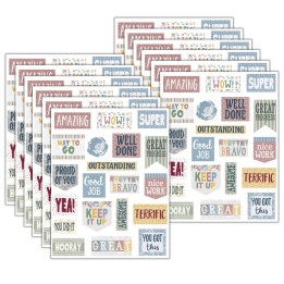 Teacher Created Resources® Classroom Cottage Stickers, 120 Per Pack, 12 Packs