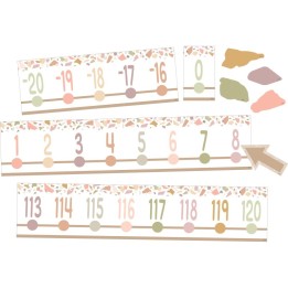 Teacher Created Resources® Terrazzo Tones Number Line (-20 to +120) Bulletin Board Set, 24 Pieces