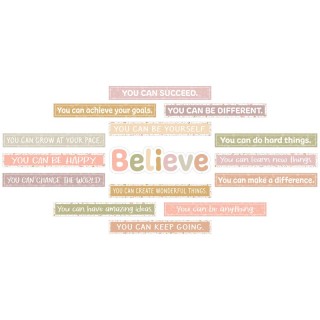 Teacher Created Resources® Terrazzo Tones Believe You Can Mini Bulletin Board Set, 15 Pieces