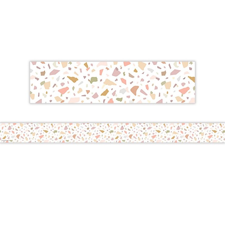 Teacher Created Resources® Terrazzo Tones Straight Border Trim, 35 Feet