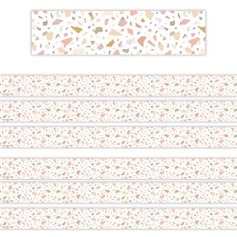 Teacher Created Resources® Terrazzo Tones Straight Border Trim, 35 Feet Per Pack, 6 Packs