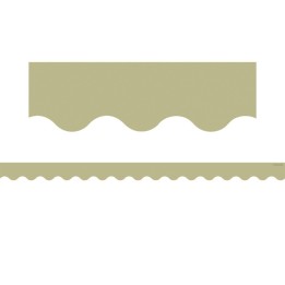Teacher Created Resources® Olive Green Scalloped Border Trim, 35 Feet