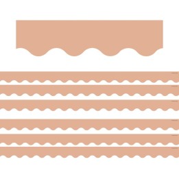 Teacher Created Resources® Sedona Sand Scalloped Border Trim, 35 Feet Per Pack, 6 Packs