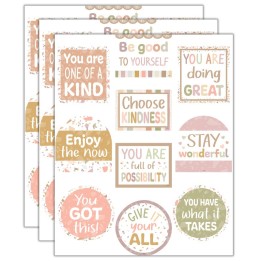 Teacher Created Resources® Terrazzo Tones Positive Sayings Accents, 30 Per Pack, 3 Packs