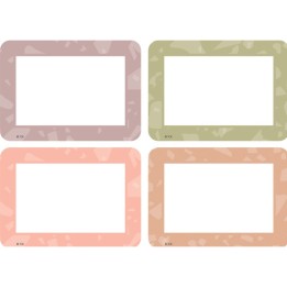 Teacher Created Resources® Terrazzo Tones Name Tags/Labels - Multi-Pack, Pack of 36