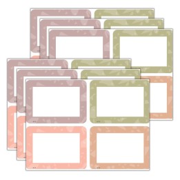 Teacher Created Resources® Terrazzo Tones Name Tags/Labels - Multi-Pack, 36 Per Pack, 6 Packs