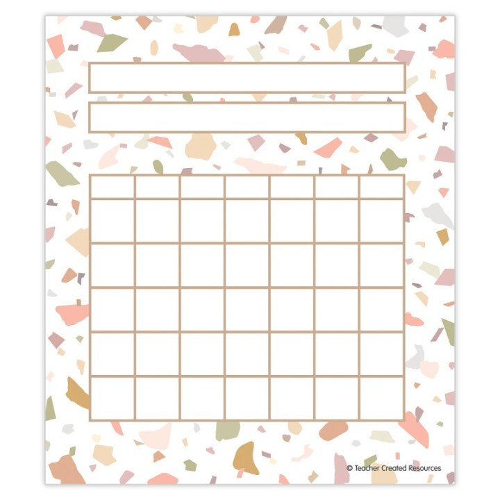 Teacher Created Resources® Terrazzo Tones Incentive Charts, Pack of 36
