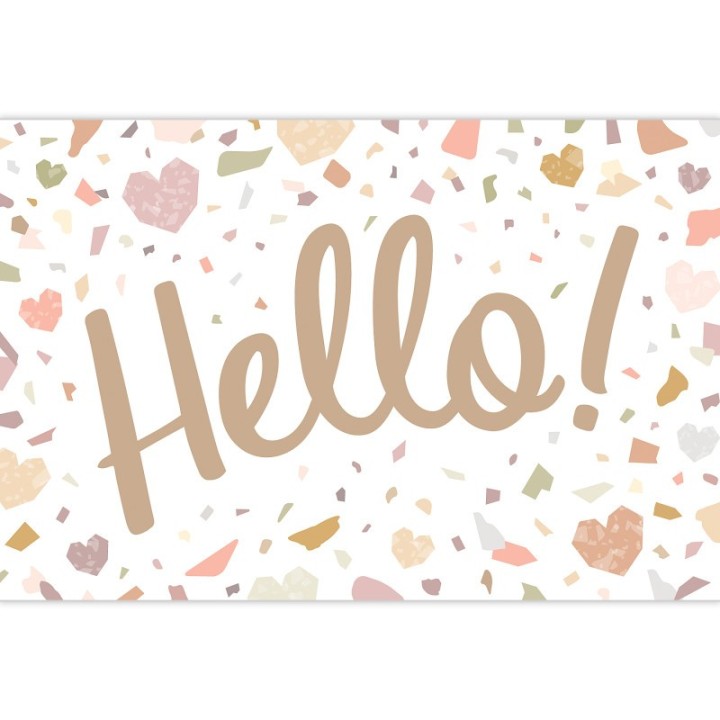 Teacher Created Resources® Terrazzo Tones Hello Postcards, Pack of 30