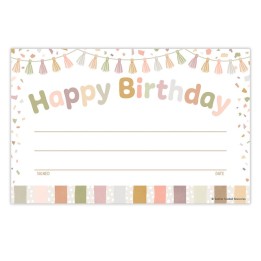 Teacher Created Resources® Terrazzo Tones Happy Birthday Awards, Pack of 30