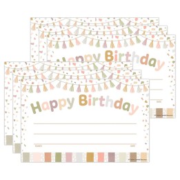 Teacher Created Resources® Terrazzo Tones Happy Birthday Awards, 30 Per Pack, 6 Packs