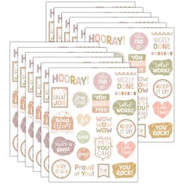 Teacher Created Resources® Terrazzo Tones Stickers, 120 Per Pack, 12 Packs