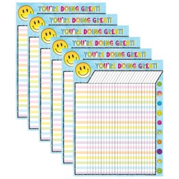 Teacher Created Resources® Brights 4Ever Incentive Chart, Pack of 6