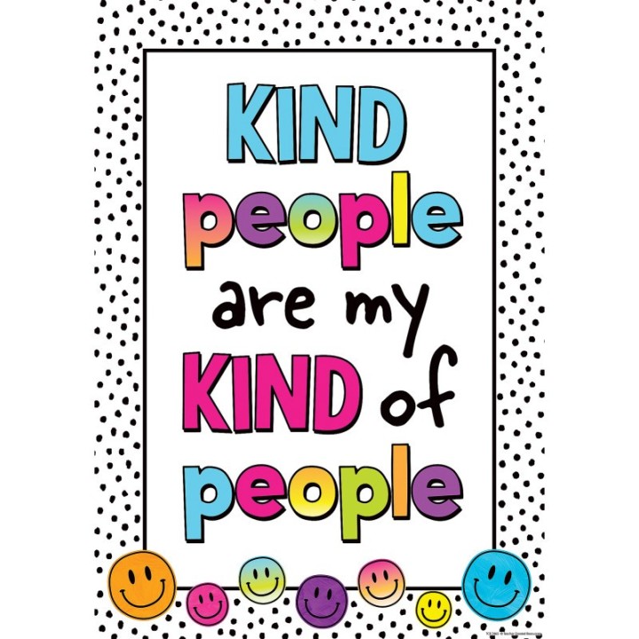 Teacher Created Resources® Kind People Are My Kind of People Positive Poster