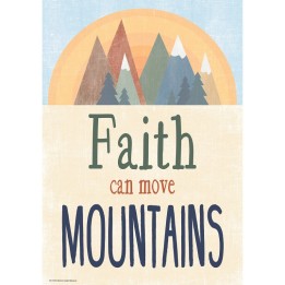 Teacher Created Resources® Faith Can Move Mountains Positive Poster