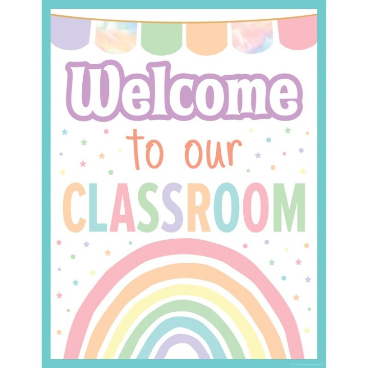 Teacher Created Resources® Pastel Pop Welcome To Our Classroom Chart