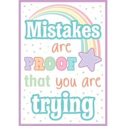 Teacher Created Resources® Mistakes Are Proof That You Are Trying Positive Poster
