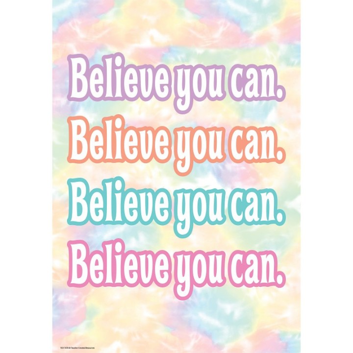 Teacher Created Resources® Believe You Can Positive Poster