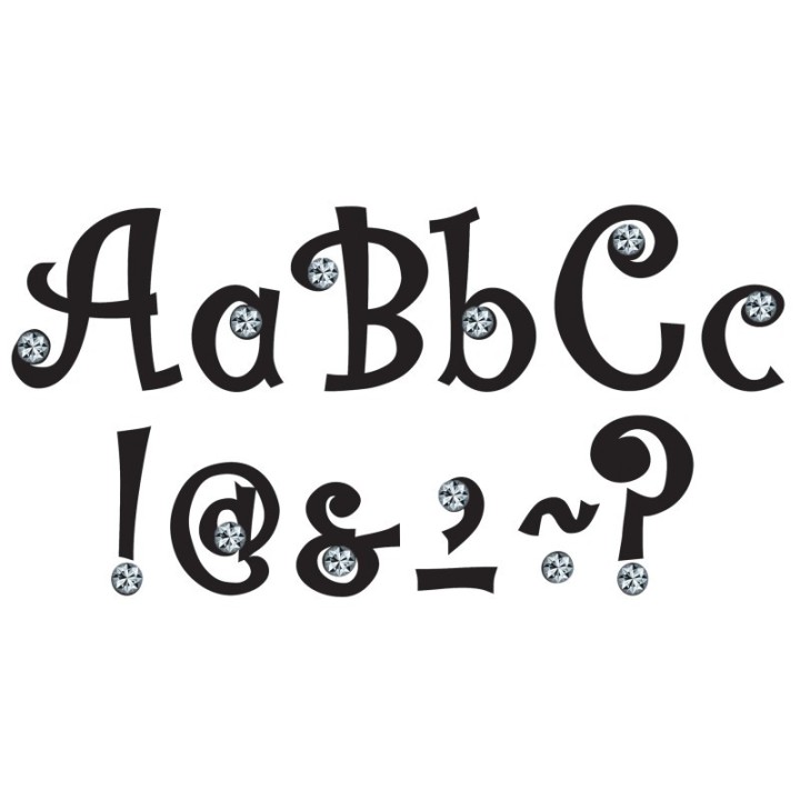 Teacher Created Resources® 7" Bling Letters with Jewels, 202 Pieces