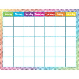 Teacher Created Resources® Colorful Scribble Calendar Chart