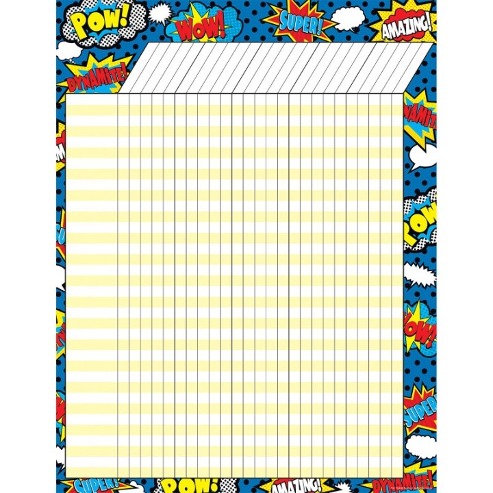 Teacher Created Resources® Superhero Incentive Chart