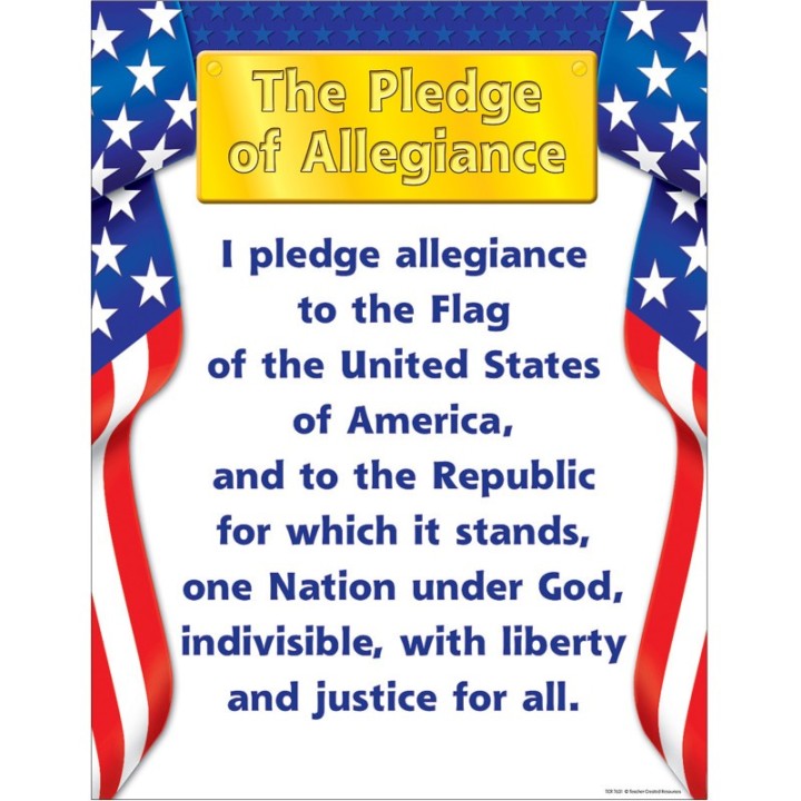 Teacher Created Resources® Pledge of Allegiance Chart