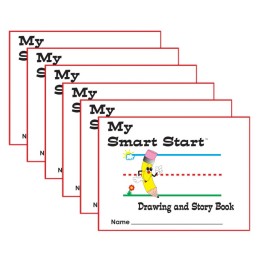 Teacher Created Resources® Smart Start Handwriting Series, Journals, Grades K-1, Landscape, Pack of 6