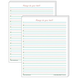 Teacher Created Resources® Smart Start 1-2 Writing Paper: 100 Sheets Per Pack, 2 Packs