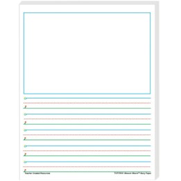 Teacher Created Resources® Smart Start 1-2 Story Paper: 100 Sheets