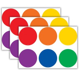 Teacher Created Resources® Spot On® Colorful Circles Carpet Markers, 12 Per Pack, 3 Packs