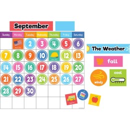 Teacher Created Resources® Colorful Magnetic Calendar Set, 93 Pieces