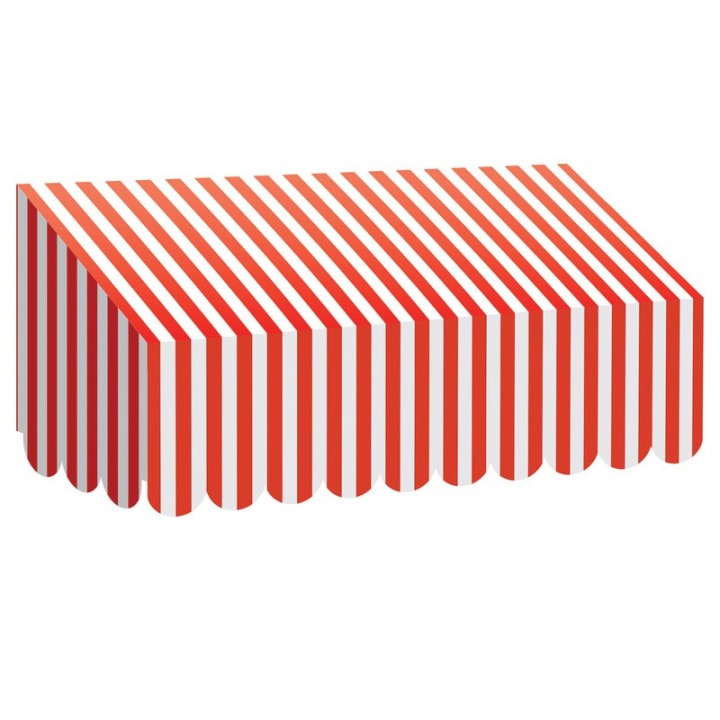 Teacher Created Resources® Red & White Stripes Awning