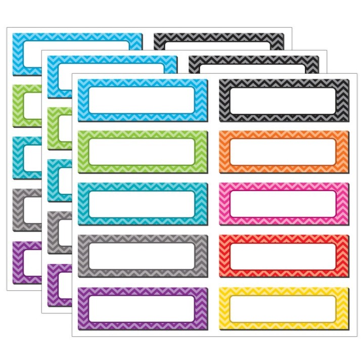 Teacher Created Resources® Chevron Labels Magnetic Accents, 20 Per Pack, 3 Packs
