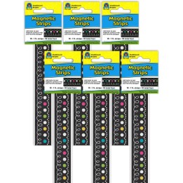 Teacher Created Resources® Chalkboard Brights Magnetic Strips, 12 Feet Per Pack, 6 Packs