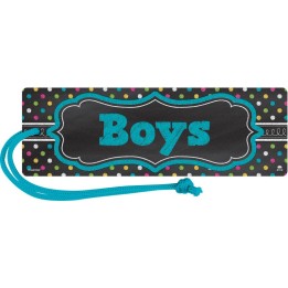Teacher Created Resources® Chalkboard Brights Magnetic Boys Pass, Pack of 6