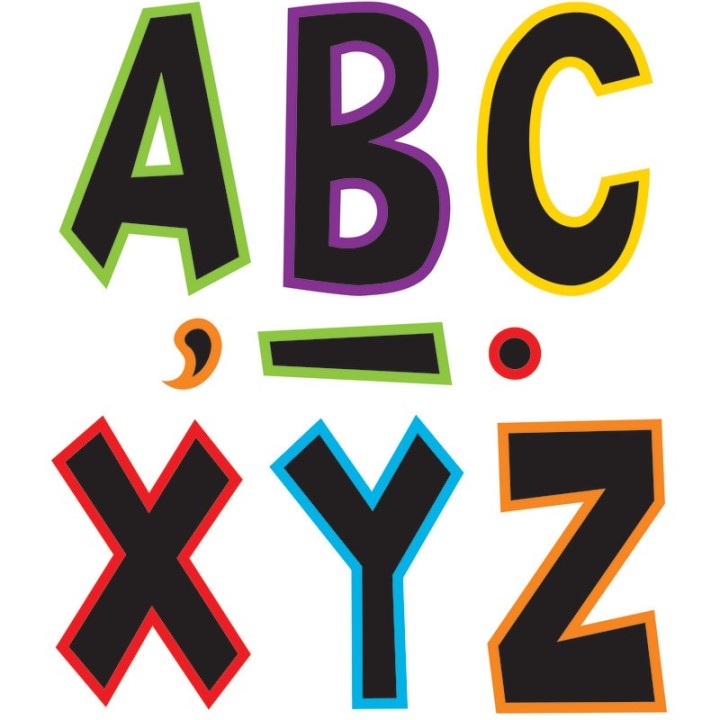 Teacher Created Resources® Electric Bright 7" Fun Font Letters