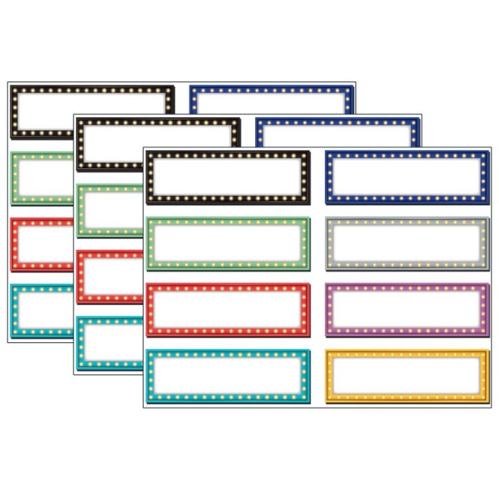 Teacher Created Resources® Marquee Labels Magnetic Accents, 20 Per Pack, 3 Packs